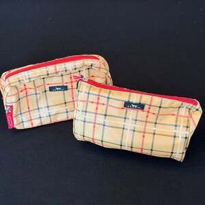 SCOUT 3-Way Toiletry & Makeup Bags in Brrrberry Plaid Burberry Pattern